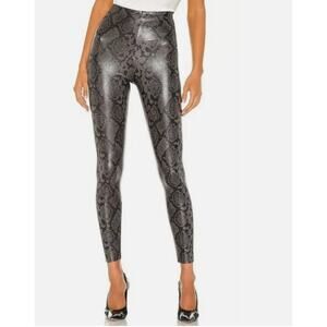 7 for all Mankind NWT High Waist Snakeskin Leggings // M